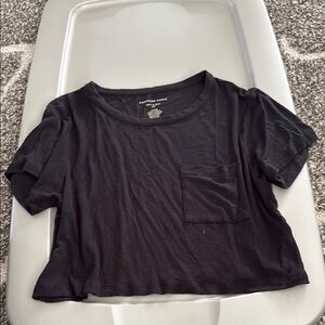 American Eagle Black Women's Crop Top